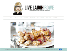 Tablet Screenshot of livelaughrowe.com